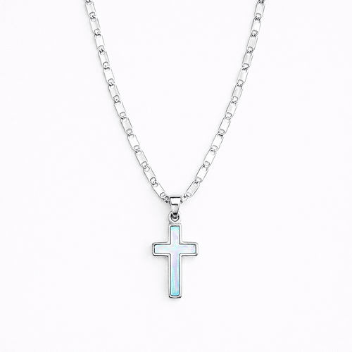 Aura Cross Necklace