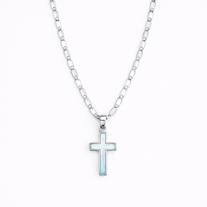 Aura Cross Necklace