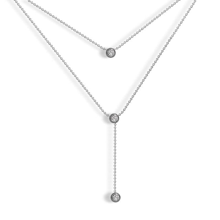 Dahlia Lariat Necklace