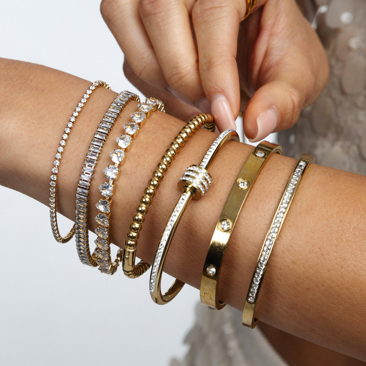 Twisty Bling Bangle