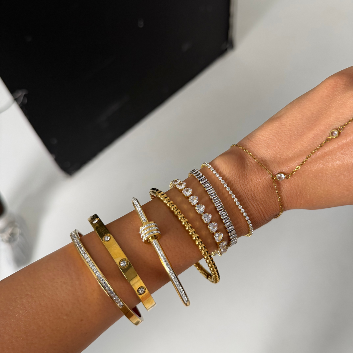 Twisty Bling Bangle