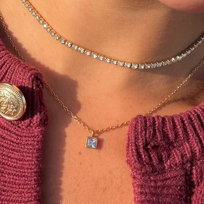 Faye Birthstone Necklace