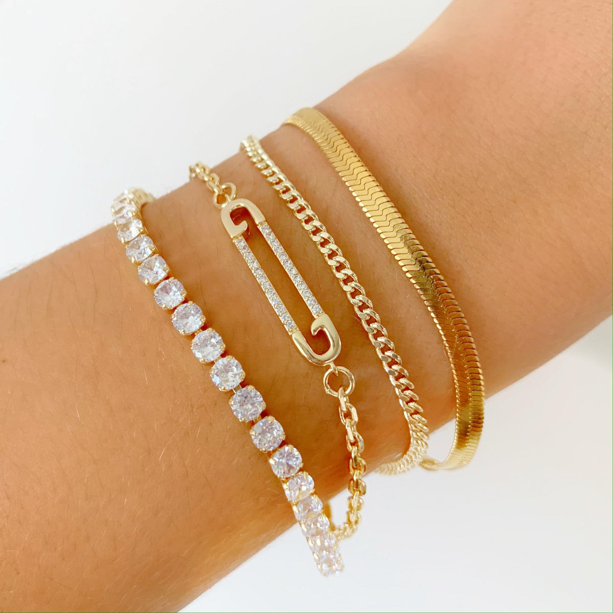 Icy Tennis Bracelet