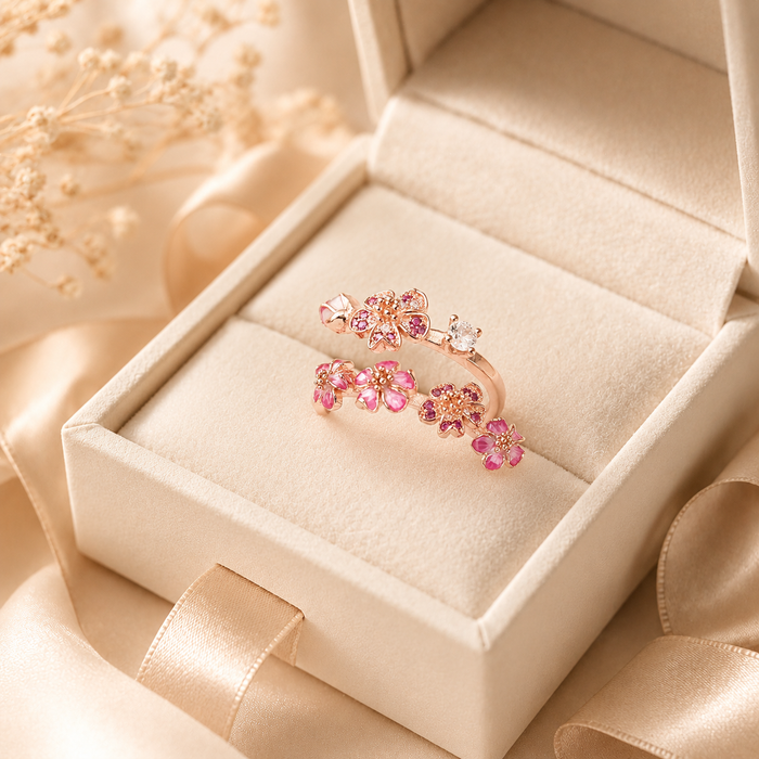 Peach Blossom Ring