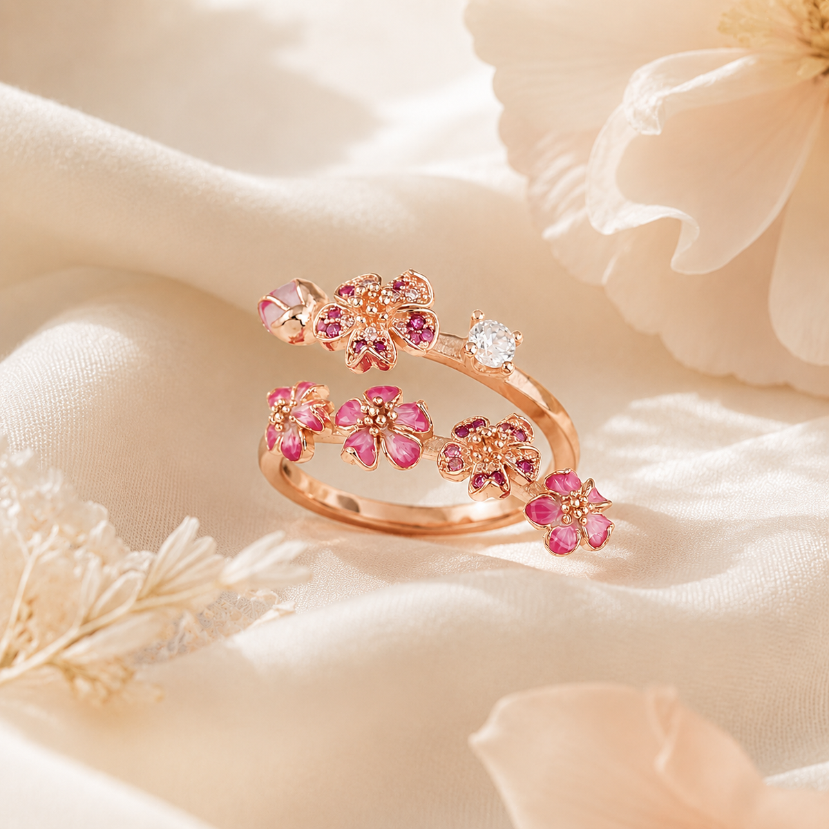Peach Blossom Ring