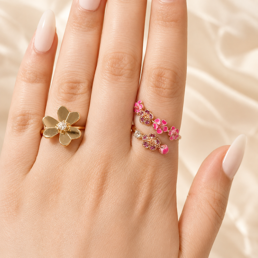 Peach Blossom Ring detail