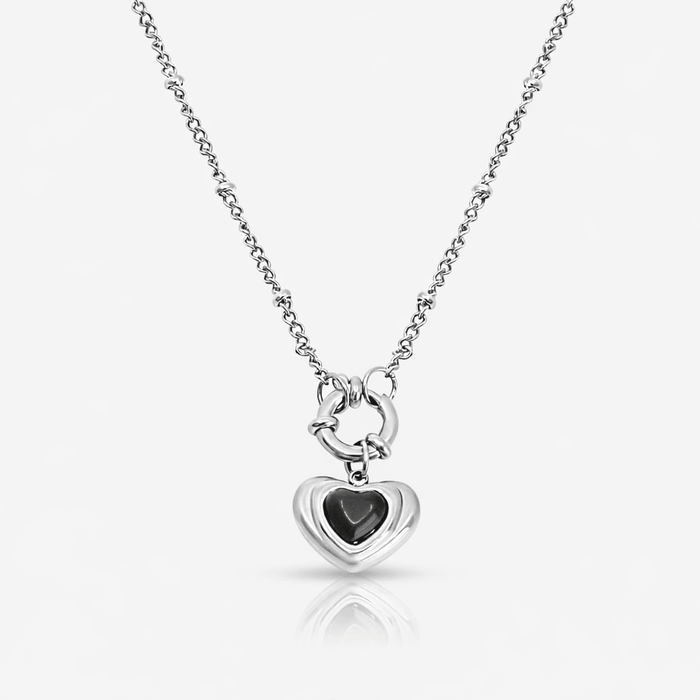Midnight Heart Necklace