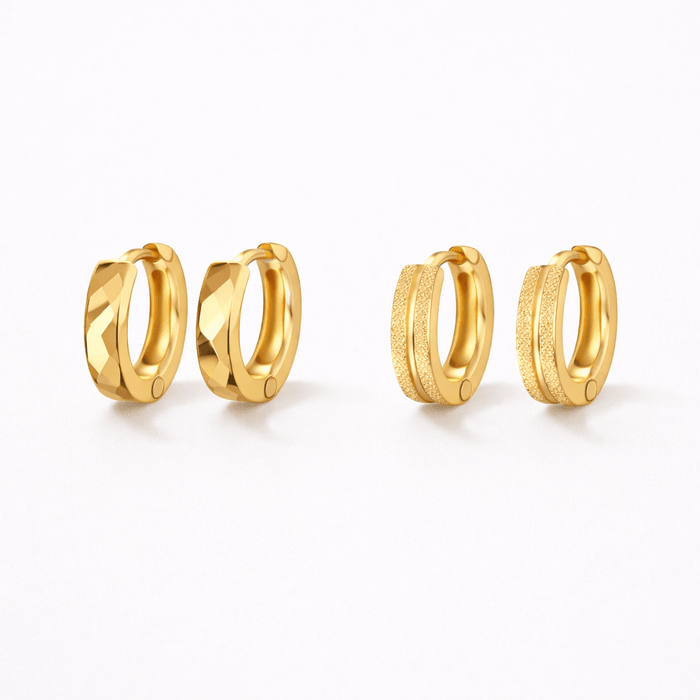 Twice As Nice Hoop 2-Piece Earring Set