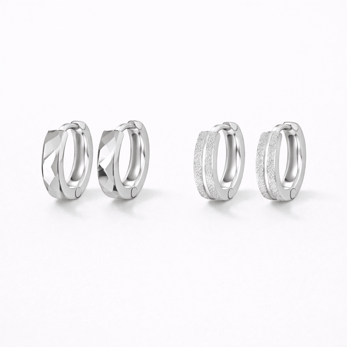 Twice As Nice Hoop 2-Piece Earring Set